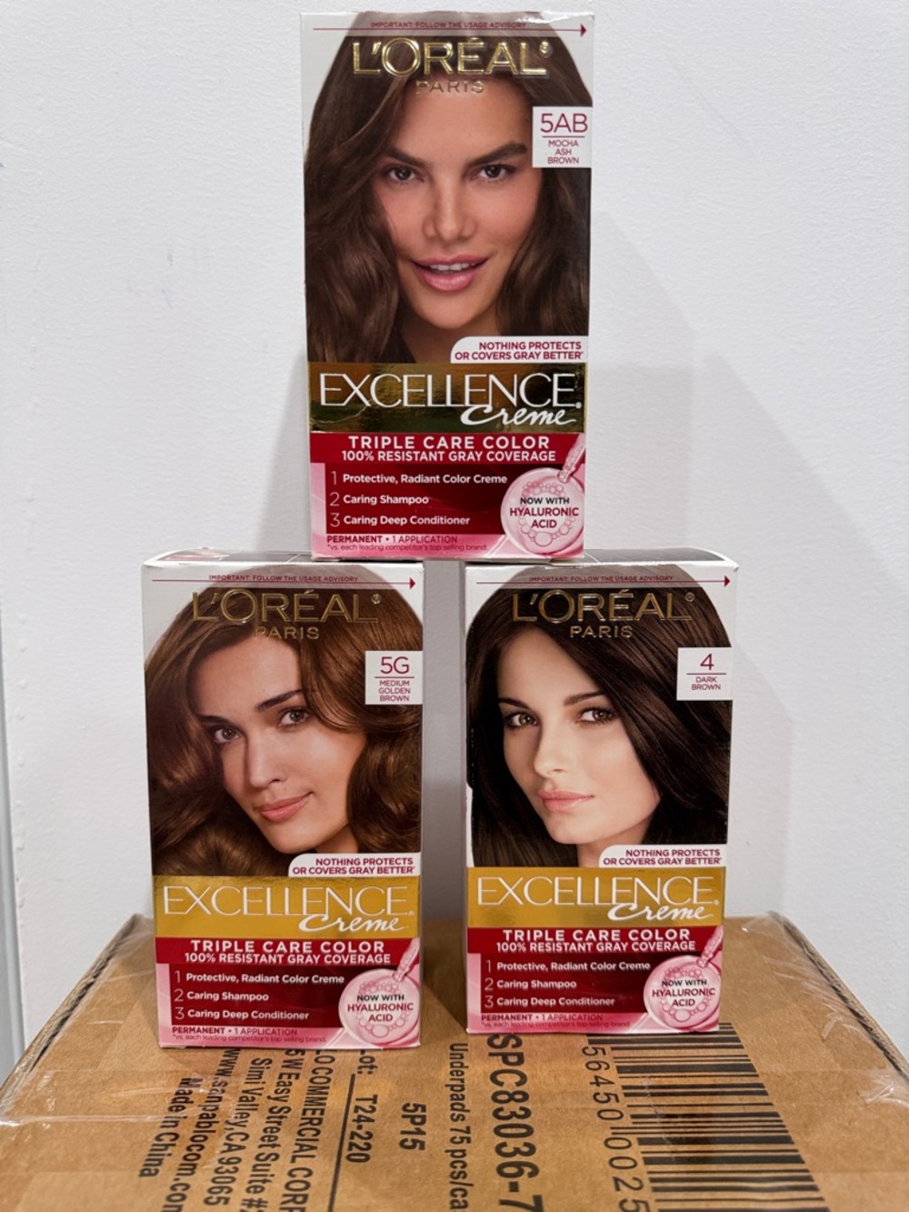 Excellence Crème Triple Care Color Hair Dye - Brown Shades